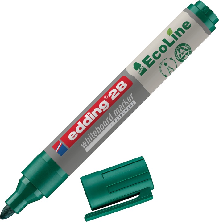 Produktbild Edding Whiteboard Marker 28 EcoLine (Grün, 3 mm, 1 x)