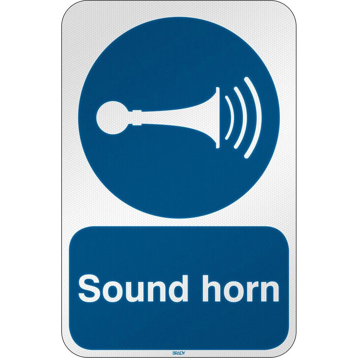 Brady, Etiketten, ISO Safety Sign - Sound horn