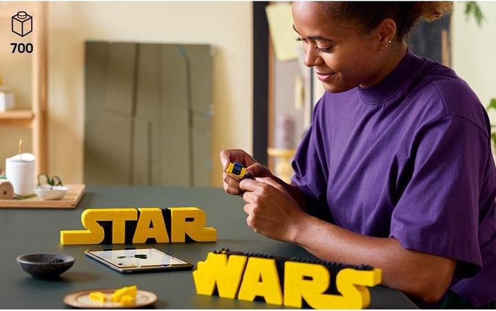 Produktbild LEGO Star Wars™ Logo aus Steinen (75407, LEGO Star Wars)