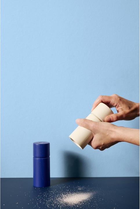 Actual product image Crush Grind Spice mill Bergen 12 cm, White Sand, material type: wood (Salt, Pepper)