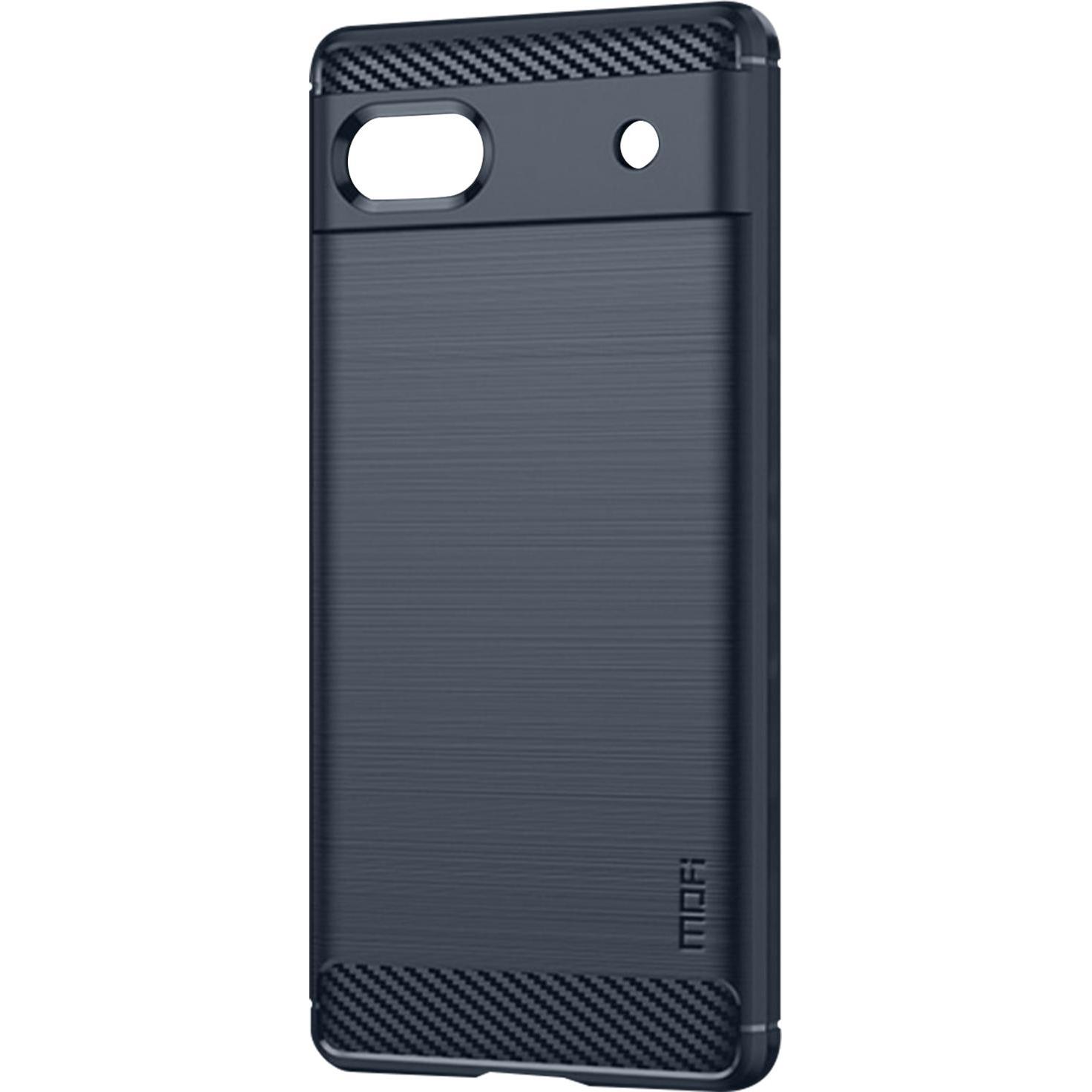 Mofi Carbon Series (Google Pixel 6a), Smartphone Hülle, Blau