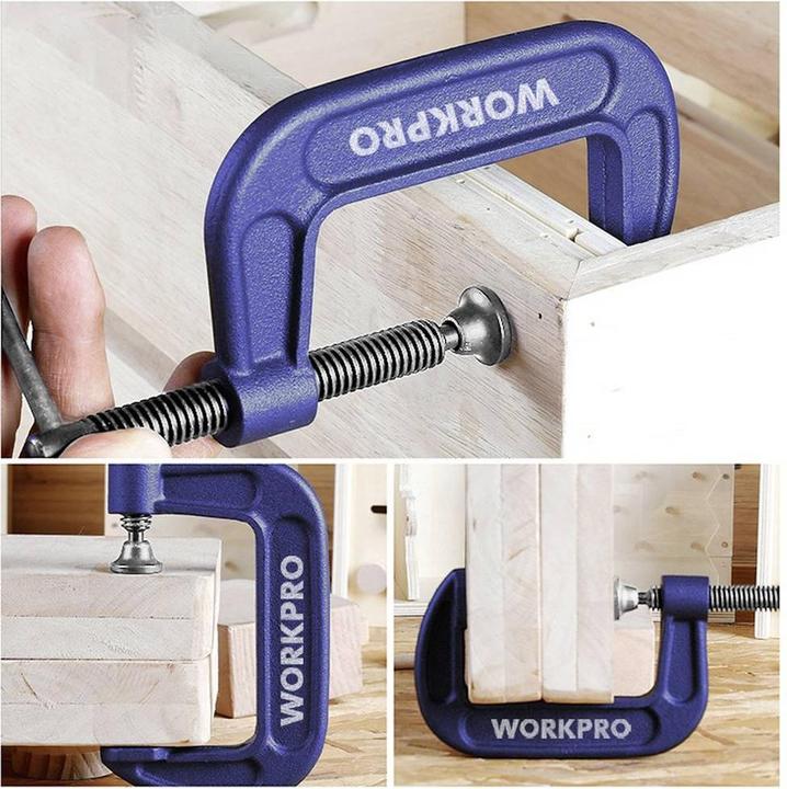 Produktbild Workpro 75 mm C-klemme (75 mm)