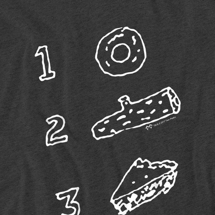 Produktbild Twin Peaks Pie Log Donut TShirt (L)