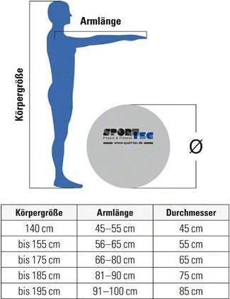 Produktbild Ledragomma Original Physioball®, 105.0000 cm (105 cm)