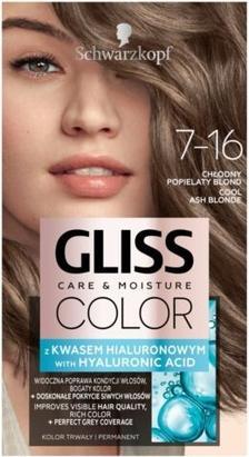 Schwarzkopf Gliss Color Care & Moisture Permanent Hair Dye 7-16 Coolhond (7-16 Coolhond)