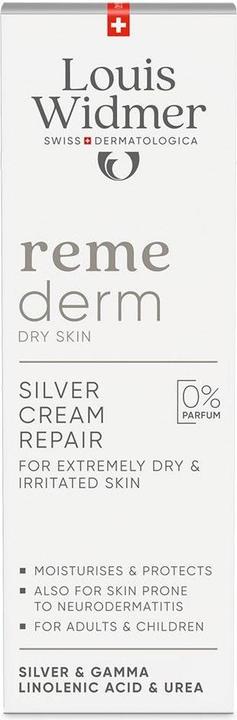 Produktbild Widmer Louis Remederm Silber Creme Repair ohne Parfum 75 ml (75 ml, 24h Creme)