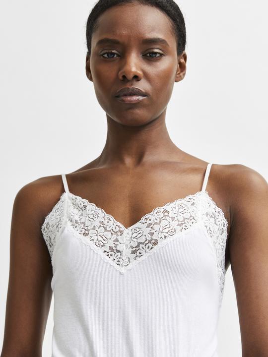 Produktbild Selected Gerippt Spitze TENCEL™ LYOCELL Oberteil (S)