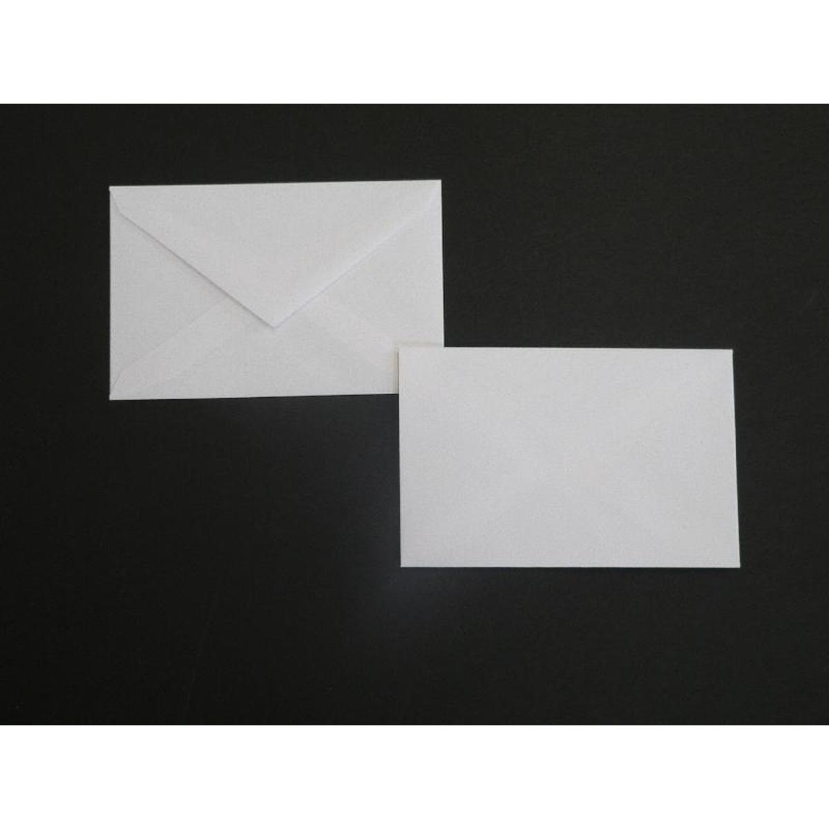 Thumbnail - Blanke, Briefumschlag, Briefumschläge 87x132mm 100g/qm gummiert VE=100 Stück weiss (100 x)