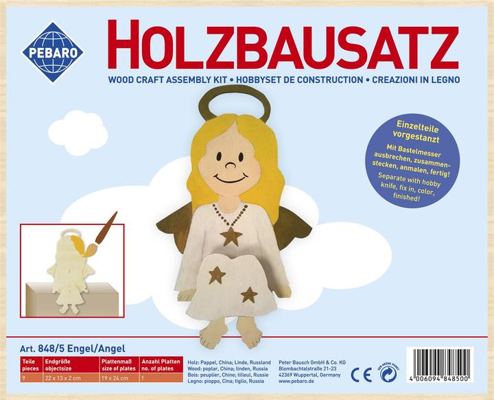 Produktbild Pebaro Holzbausatz Kantenhocker Engel
