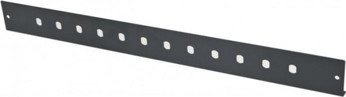 Dexlan Face avant fibre optique non équipée pour boîte d'épissure fibre optique, 12 x ST