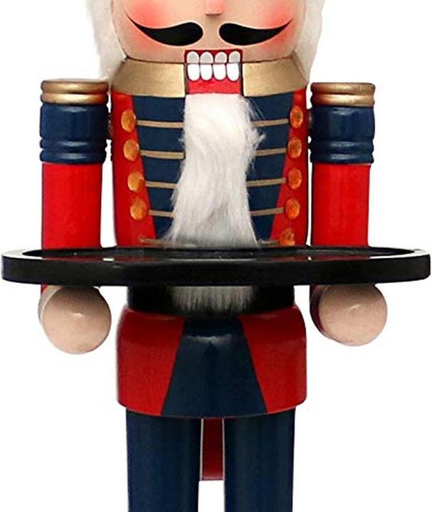 Actual product image Dekohelden24 Nussknacker Soldat mit Tablett