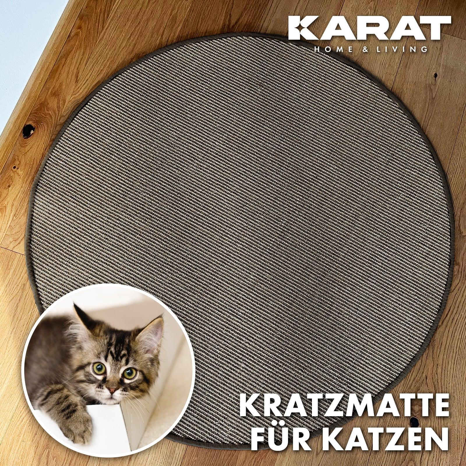 Karat Katzen-Kratzmatte (0.80 cm, Grau), Katzenbaum