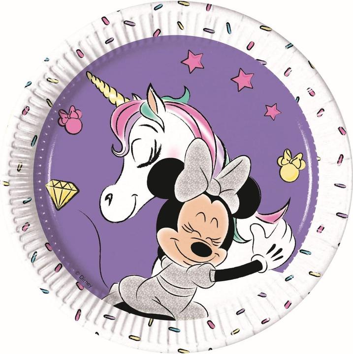 Produktbild Disney Einhorn Minnie Maus Einwegteller