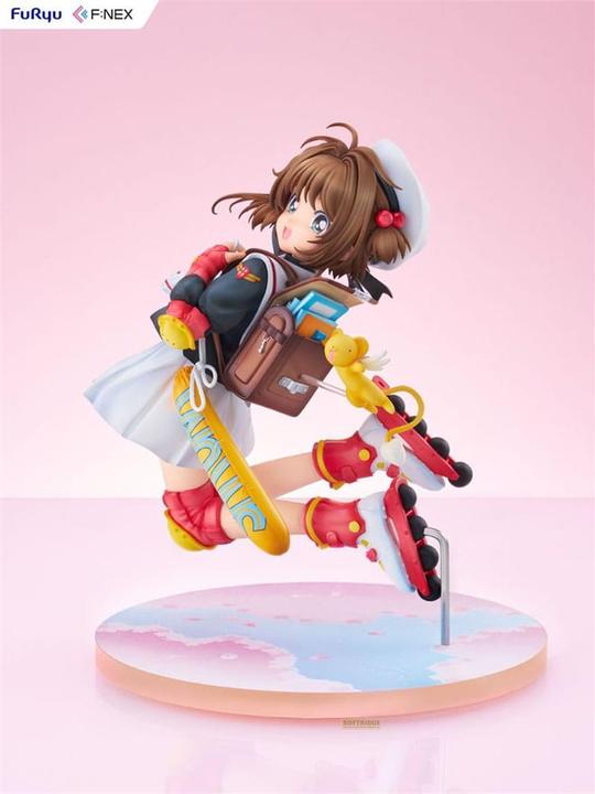 Actual product image Furyu NacCardcaptor Sakura honeko FNEX statuette 1/7 25th Anniversary Sakura Kinomoto 17 cm