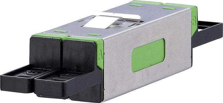 Produktbild Metz Connect OpDAT Kupplung E2000 DC APC duplex, SM,grün, Keramik-Hülsen 1509005C-I (Netzwerk Kupplung)