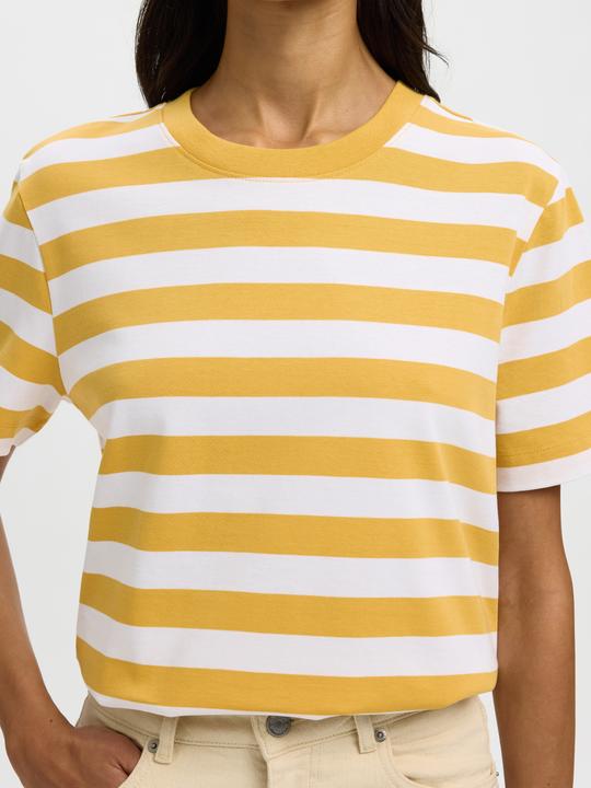 Produktbild Selected Slfessential Ss Striped Boxy Tee Noos (S)