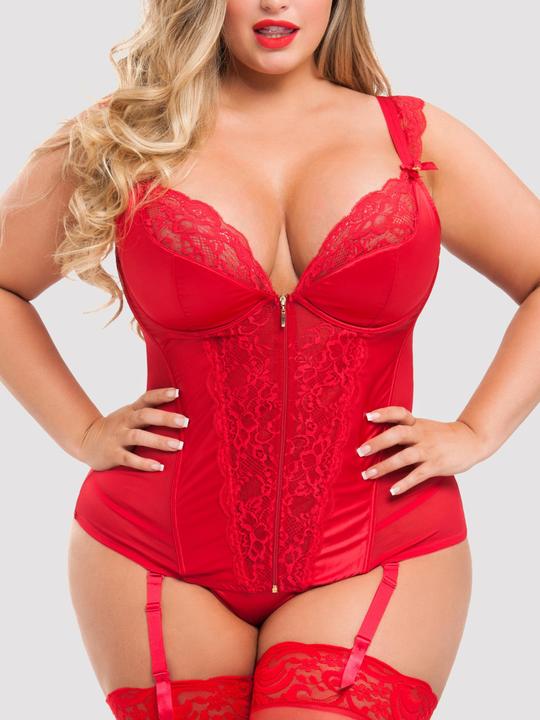 Produktbild Lovehoney Treasure Me Corsagen-Set (lila) (XL, XXL)