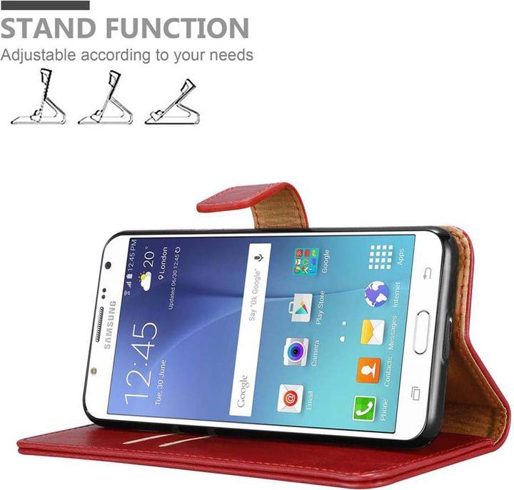 Actual product image Cadorabo Book Luxury Cover (Samsung Galaxy J7)