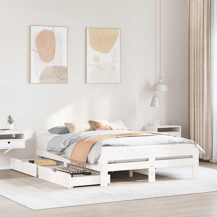 Actual product image vidaXL Bed without mattress 160x200 (160 x 200 cm)
