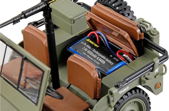 Produktbild Amewi Jeep Willys MB Scale Crawler 4WD 1:14 RTR grün (RTR Ready-to-Run)