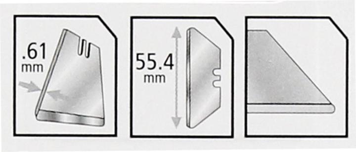 Produktbild Stanley Klinge Trapez rund 1992 (Ersatzklinge)