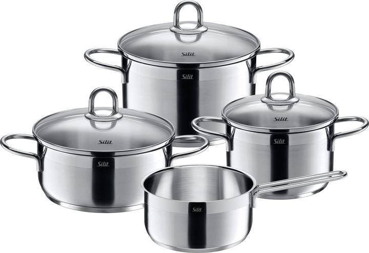 Actual product image Silit Diamond 4 pcs. (20 cm, Pot, Stainless steel)