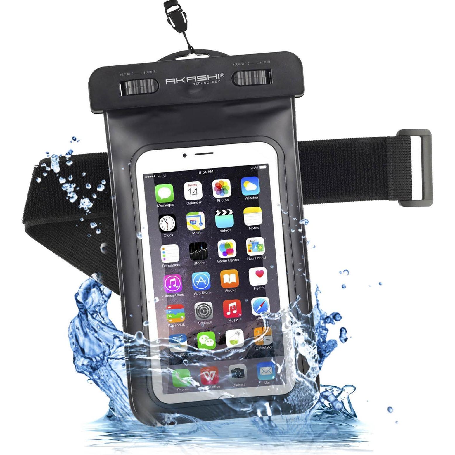 Thumbnail - Akashi Waterproof (Universal), Smartphone Hülle, Schwarz