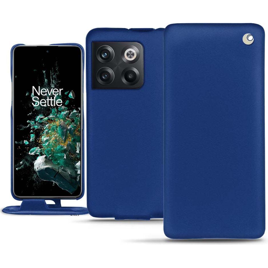 Noreve Lederschutzhülle vertikal (OnePlus 10T), Smartphone Hülle, Blau