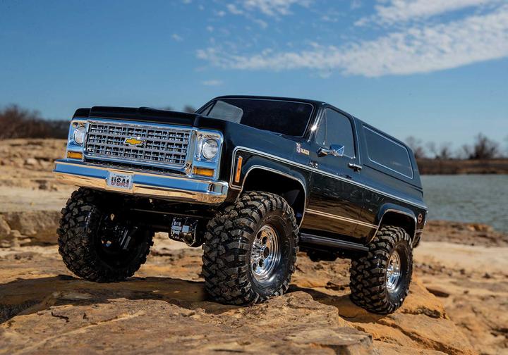 Actual product image Traxxas TRX-4 79 Chevy Blazer black 1/10 Crawler RTR Brushed, clipless, without battery and charger (RTR Ready-to-Run)