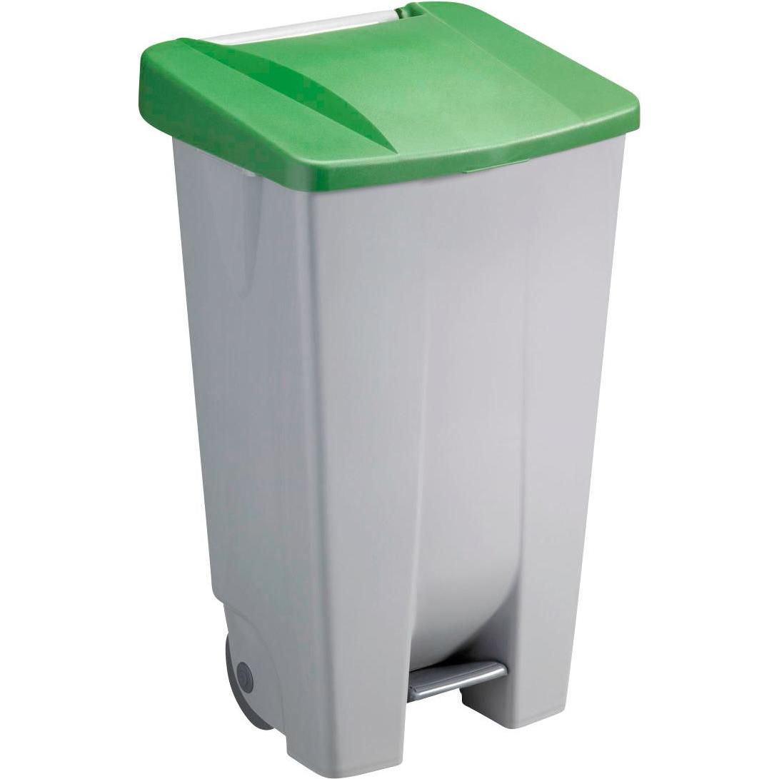 Zwingo Tretabfallwagen HACCP, Abfalleimer, Grau