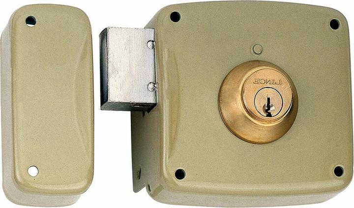 Lince Additional door lock 5124A-95124Ahe12I Steel left 120 Mm Top-mounted
