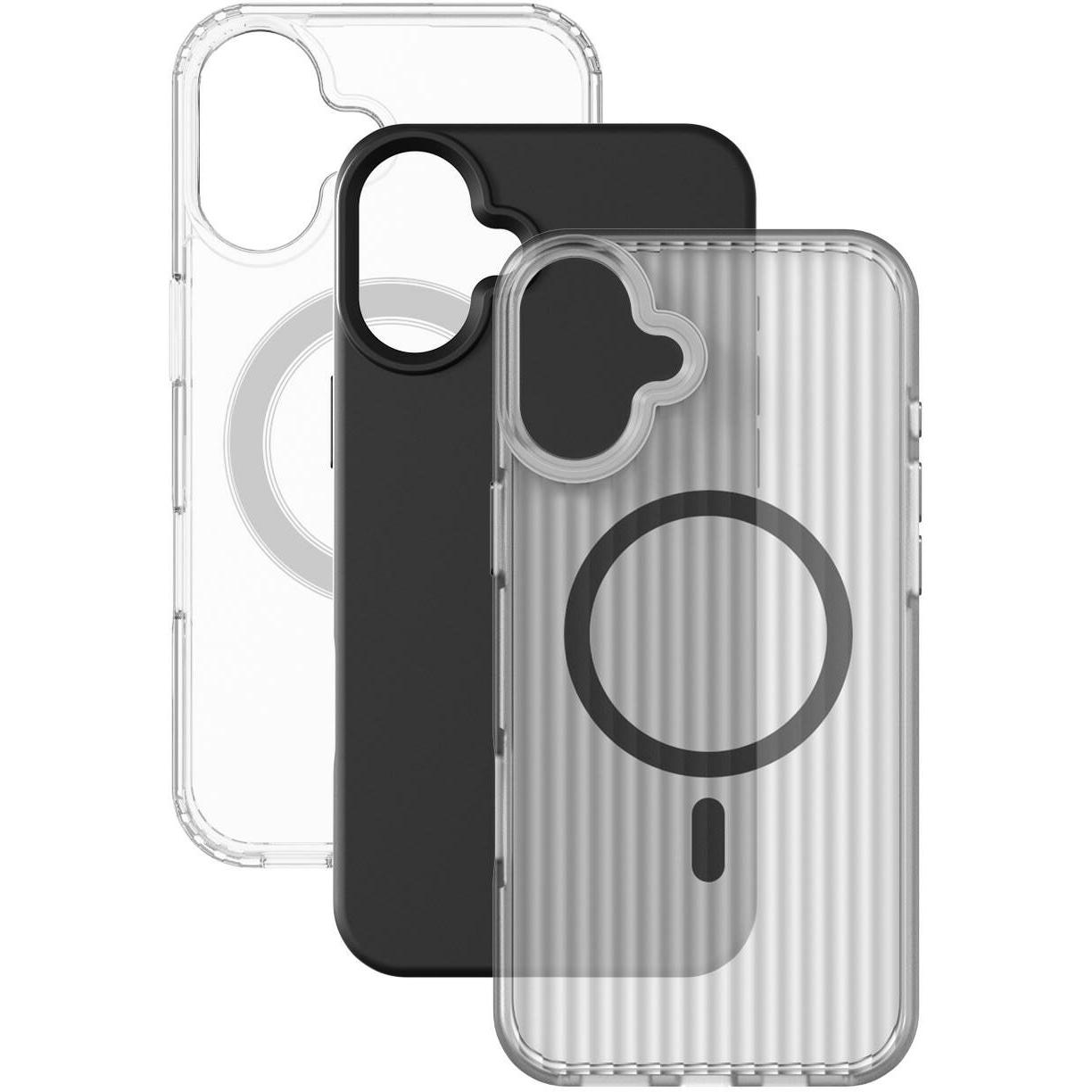 Thumbnail - 4smarts 7 in 1 Value Set (1 Stück, Apple iPhone 16), Smartphone Schutzfolie, Transparent