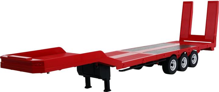 Amewi Tieflader-Sattelauflieger Dreiachser für Scania 1:18 rot