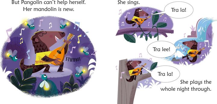 Produktbild Sims:Pangolin plays mandolin (Englisch, David Semple, Lesley Sims, 2023)
