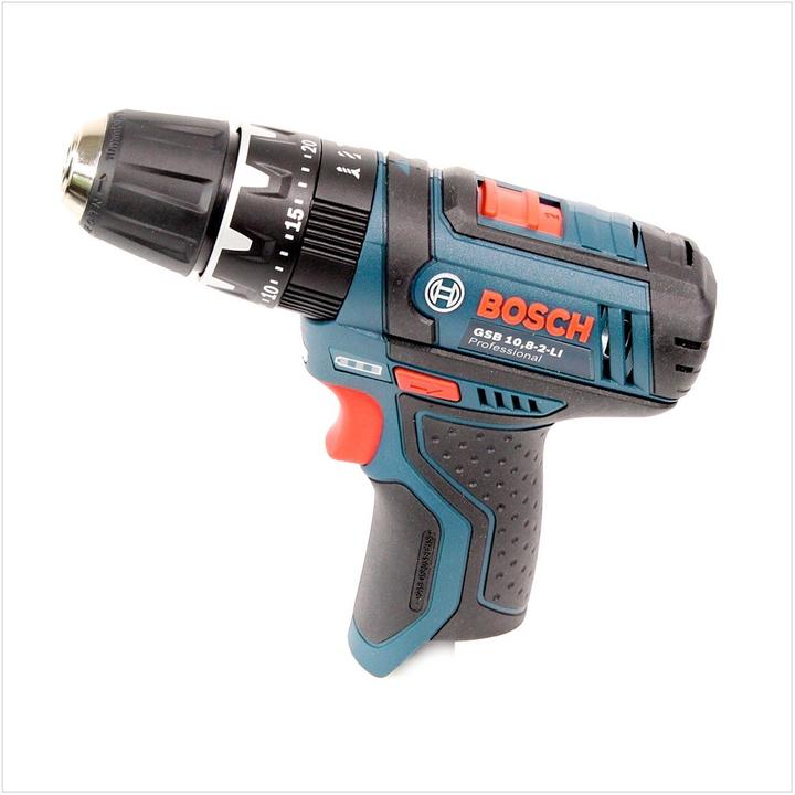 Image du produit Bosch Professional Bosch GSB 10,8-2-LI Perceuse visseuse à percussion sans fil, solo + L-Boxx - sans batterie, sans cha