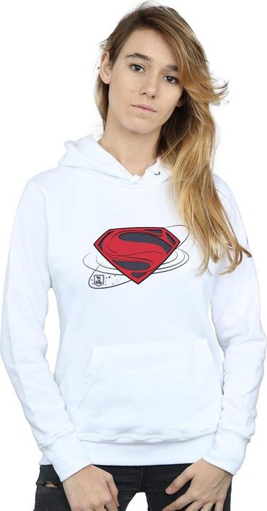 Immagine prodotto Justice League Movie Superman Logo Felpa con Cappuccio Donna (XXL)