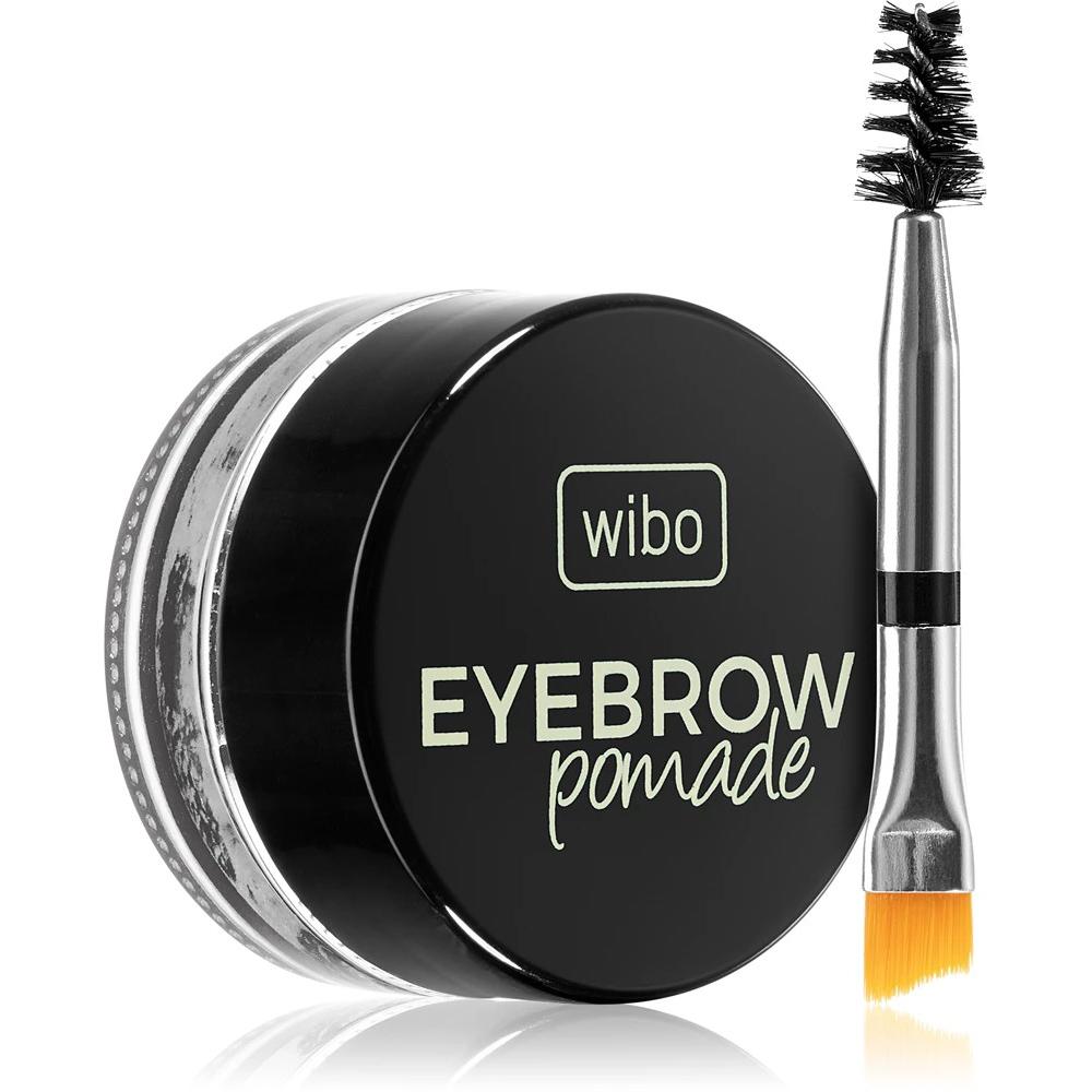 Wibo Braun Augenbrauengel, Eyebrow Pomade Waterproof Eyebrow Pomade 3 B (Black Brown)