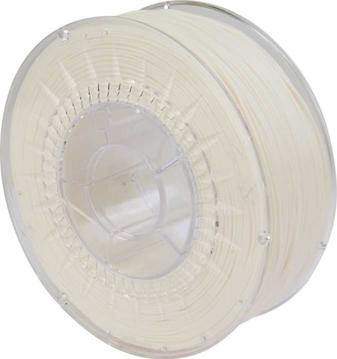 Actual product image Extrudr Pearl Natural 1.75 mm 1.100 g (bioTEC, 1.75 mm, 1.10 g, White, Transparent)