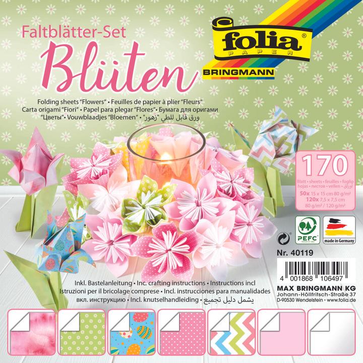 Image du produit Folia Set-flles pliage 15x15/7.5x7.5 (80 g/m², 170x)