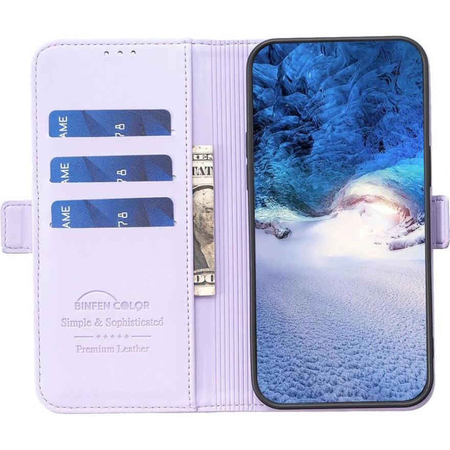 Thumbnail - Binfen Color Xiaomi Redmi Note 13 5G - BINFEN Flip Case Hülle lila (Xiaomi Redmi Note 13 5G), Smartphone Hülle, Violett