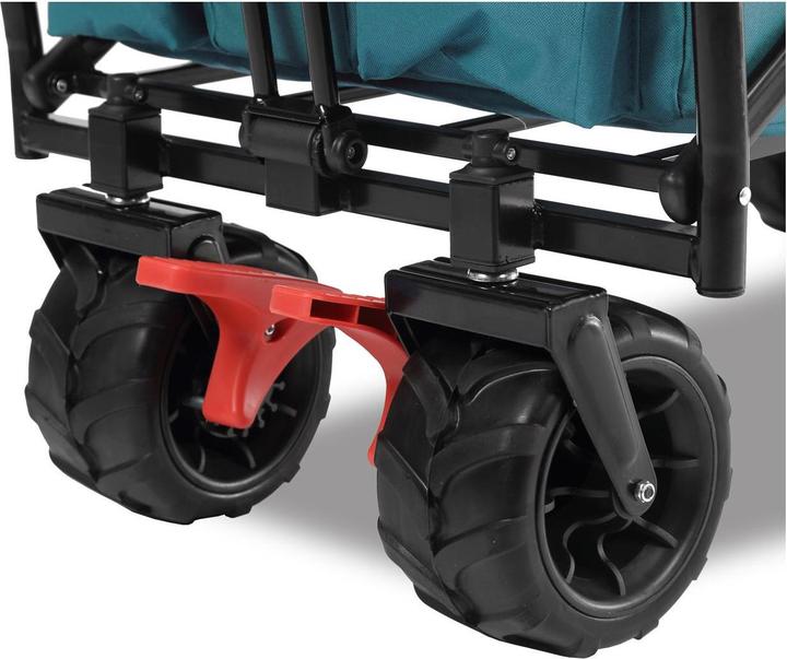 Produktbild Fuxtec Strand-Bollerwagen FX-CTB800 mit UV-geschütztem Sonnendach,Schiebegriff & Innenraumverlängeru