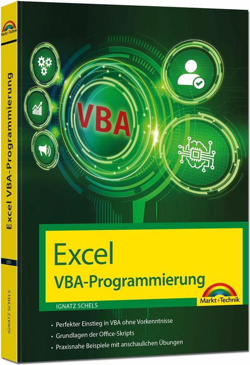 Produktbild Excel 2021 VBA-Programmierung Makro-Programmierung für Microsoft Excel 2021, 2019, 2016, 2013 und (Deutsch, Ignatz Schels, 2023)