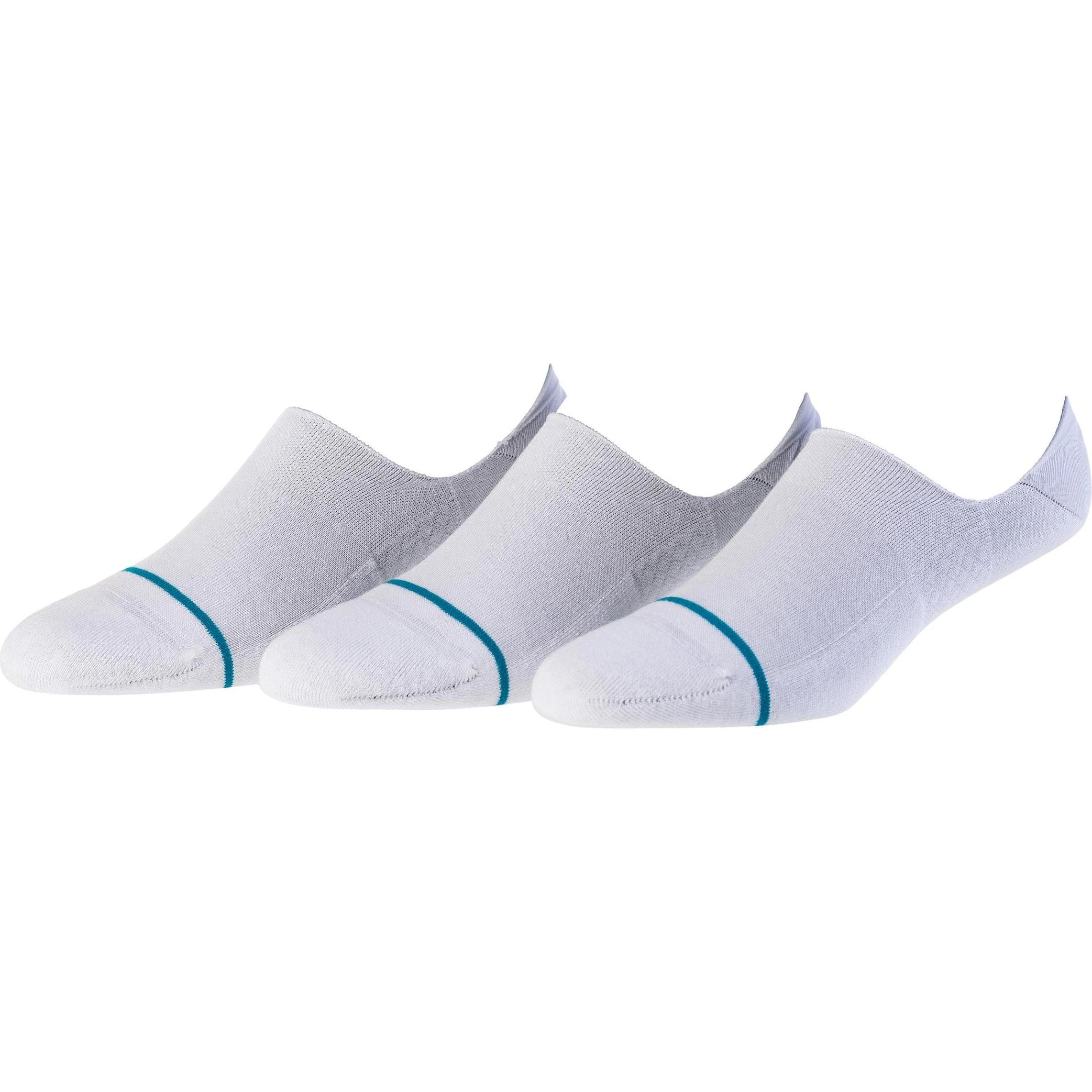 Thumbnail - Stance, Herren, Socken, Socken Icon No Show Weiss 3er-Pack, Weiss, (3er Pack, 35 - 37)