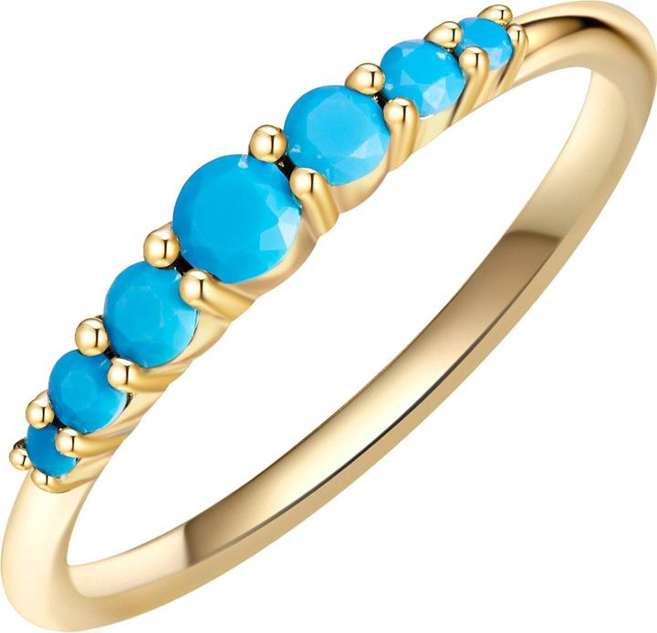 Image du produit Glanzstücke München Femmes argent sterling turquoise (rec.) or jaune - 28693 (60, Argent 925)