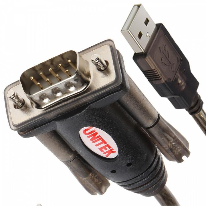 Produktbild Unitek Y-105 USB v. 1.1. RS232 Schwarz Kabelschnittstellen-/adapter (1.50 m)
