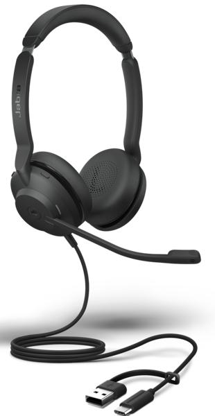 Actual product image Jabra Evolve2 30 SE (Cable, USB-A)