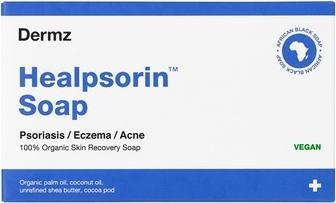 Label énergétique Hermz Dermz Healpsorin Bar Soap For Psoriasis And Eczema 100G (Savon liquide)