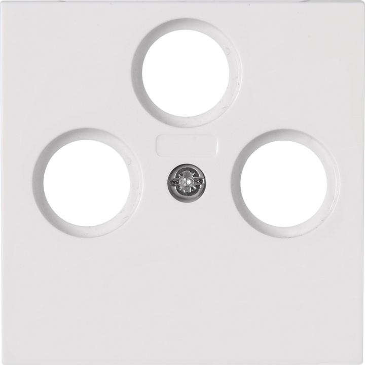 Actual product image Kopp 1 cover for TV and radio socket outlet ATHENIS pure white (RAL 9010) 37362918