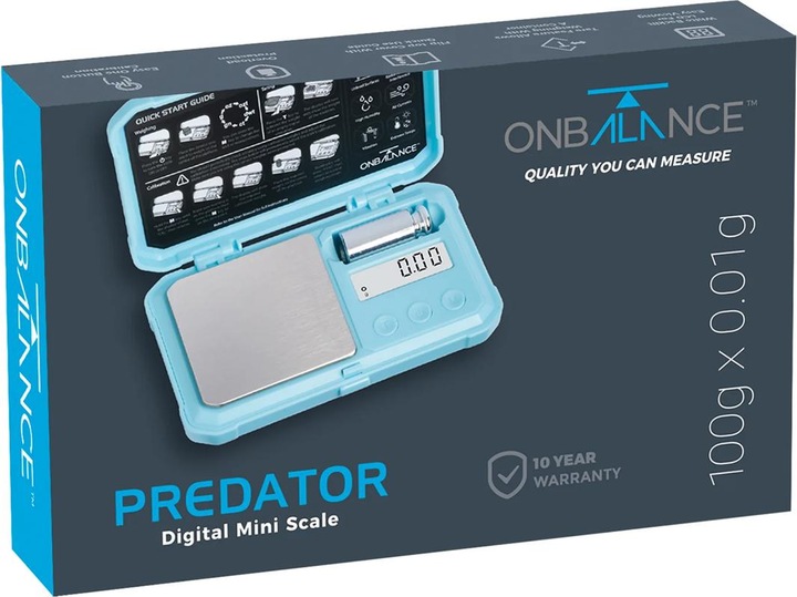 Actual product image OnBalance On Balance Predator Pocketscale 400 x 0.01g Blue