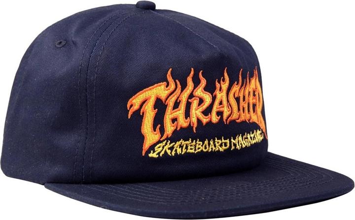 Actual product image Thrasher Fire Logo Snapback